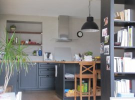 Cuisine vue du salon