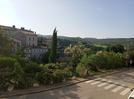 Vue sur le village de Beaufort depuis la maison