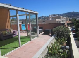 Toit terrasse double exposition : sud + ouest