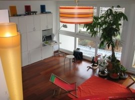 le salon vu de l'étage